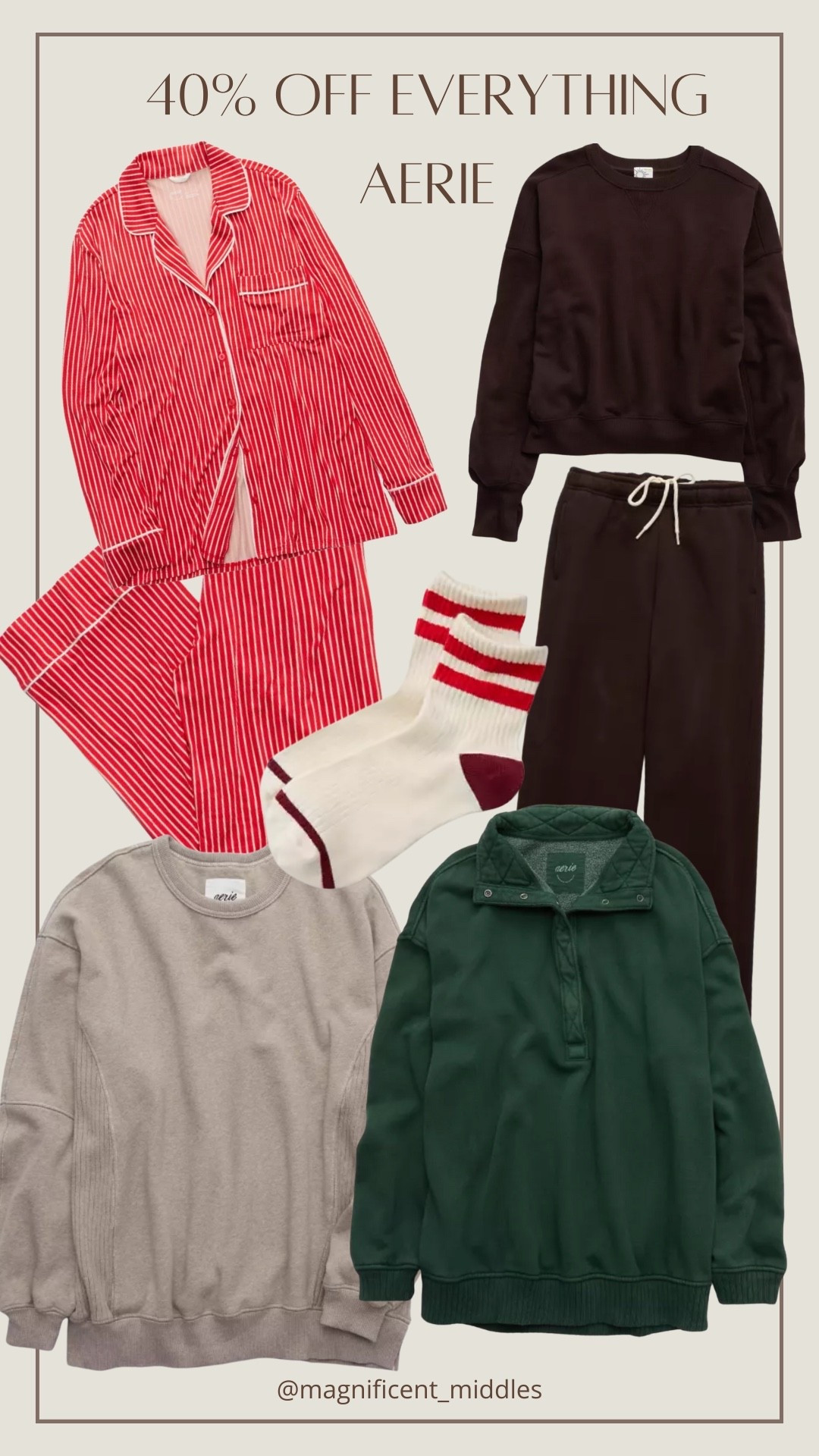 40% off everything Aerie! 

#LTKHoliday #LTKGiftGuide #LTKCyberWeek