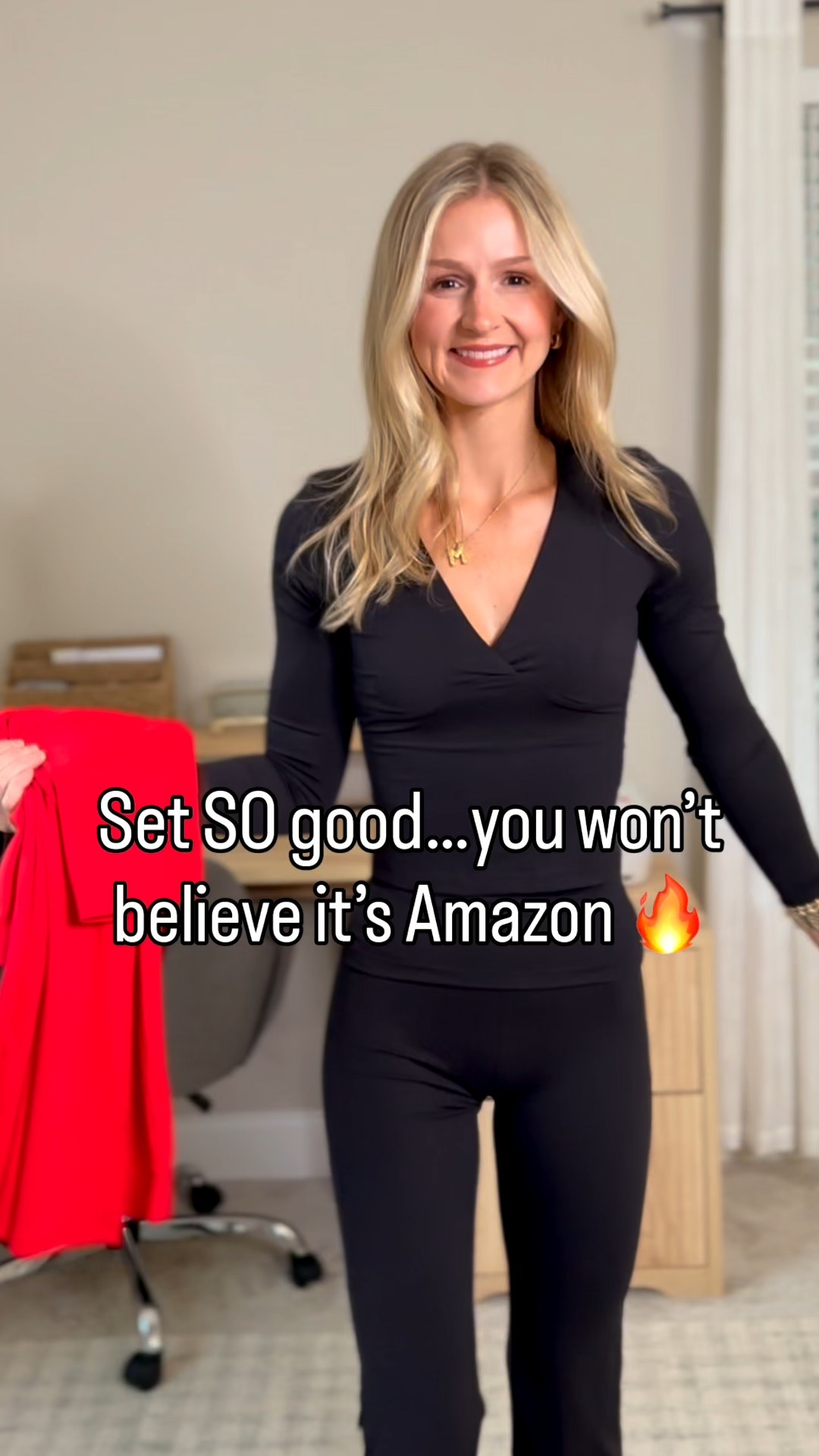 Truly one of the best sets I’ve found on Amazon — buttery athletic material, crazy comfy, and styled in 3 colors ❤️

Wearing XS in every color. (Fits a little snug, so I’d size up if you’re in between sizes or for comfort)

White fleece Sherpa: Small (could have worn the XS) 
Red Fleece Sherpa: XS 
Cozy cardigan: small in camel 
Cushionaire platform boots: 6.5 in chestnut suede 
Cushionaire mule slippers: 6.5 in biscuit suede 

#ad #amazonfinds #amazonfashion
#LTKAthleisure #LTKoutfitinspo #amazonmatchingset #loungesets #travelsets #casualerrandsoutfit #sportymatchingset #two-piecesets #affordablesets #affordableoutfitinspo

#LTKActive #LTKStyleTip #LTKFindsUnder50