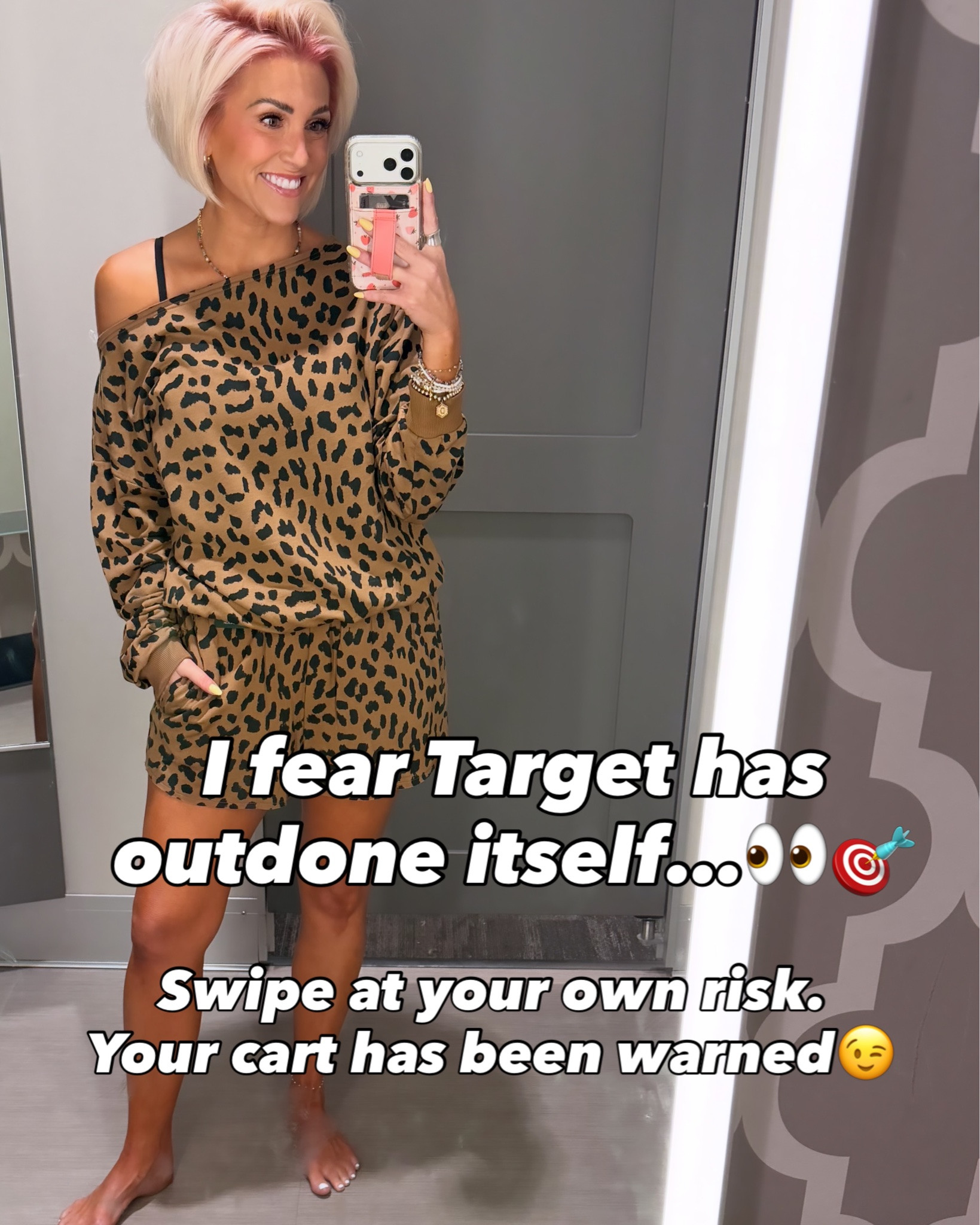 ✨Comment ‘TARGET’ & I’ll send you the 🔗’s 🫶

Target really said, “you ready for fall?” and apparently my answer was ADD TO CART. 😂🎯🍂

The softest leopard lounge set 🐆, new fall shoes I’m already planning outfits around, easy pieces to take you from summer ➡️ fall AND some seriously good look-for-less bags?! Target was showing OFF this trip. 👀👜

Basically… I went in to browse and came out with an entirely new Summer to Fall personality. 😂

Which find are you claiming first?! 👇 Tell me your favorite in the comments — and SAVE this for your next Target run! 🎯

#TargetFinds #TargetStyle #TargetFashion #TargetRun #FallFashion

#LTKootd #LTKOver40 #LTKmomlife