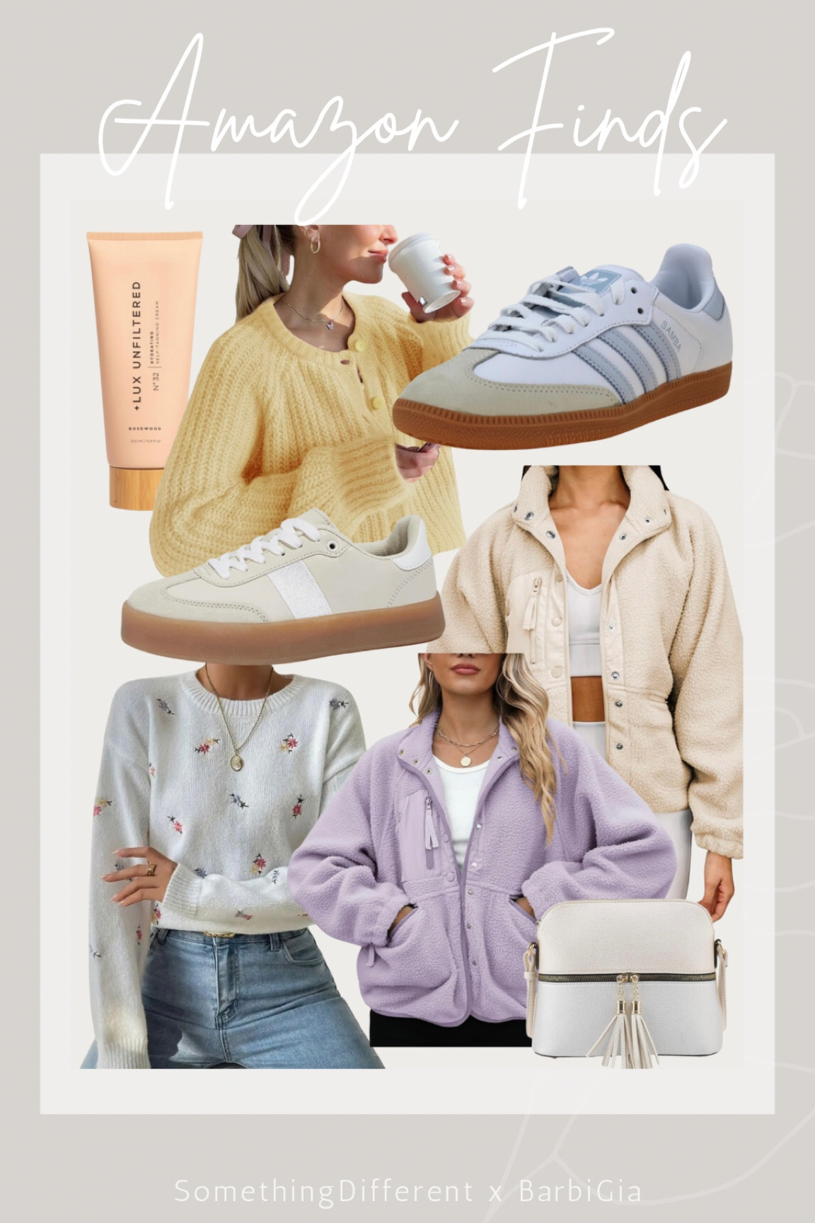 Amazon early spring fashion trend finds by BarbiGia. Butter yellow cardigan sweater. Floral fleece sherpa jacket. Gum sole sneakers on sale. Adidas Samba color sneaker 

#LTKSaleAlert #LTKFindsUnder100 #LTKSeasonal
