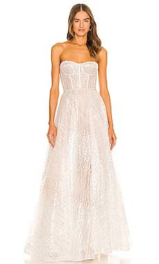 Bronx and Banco Mademoiselle Bridal Gown in White from Revolve.com | Revolve Clothing (Global)