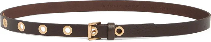 AllSaints 20mm Grommet Leather Belt | Nordstromrack | Nordstrom Rack
