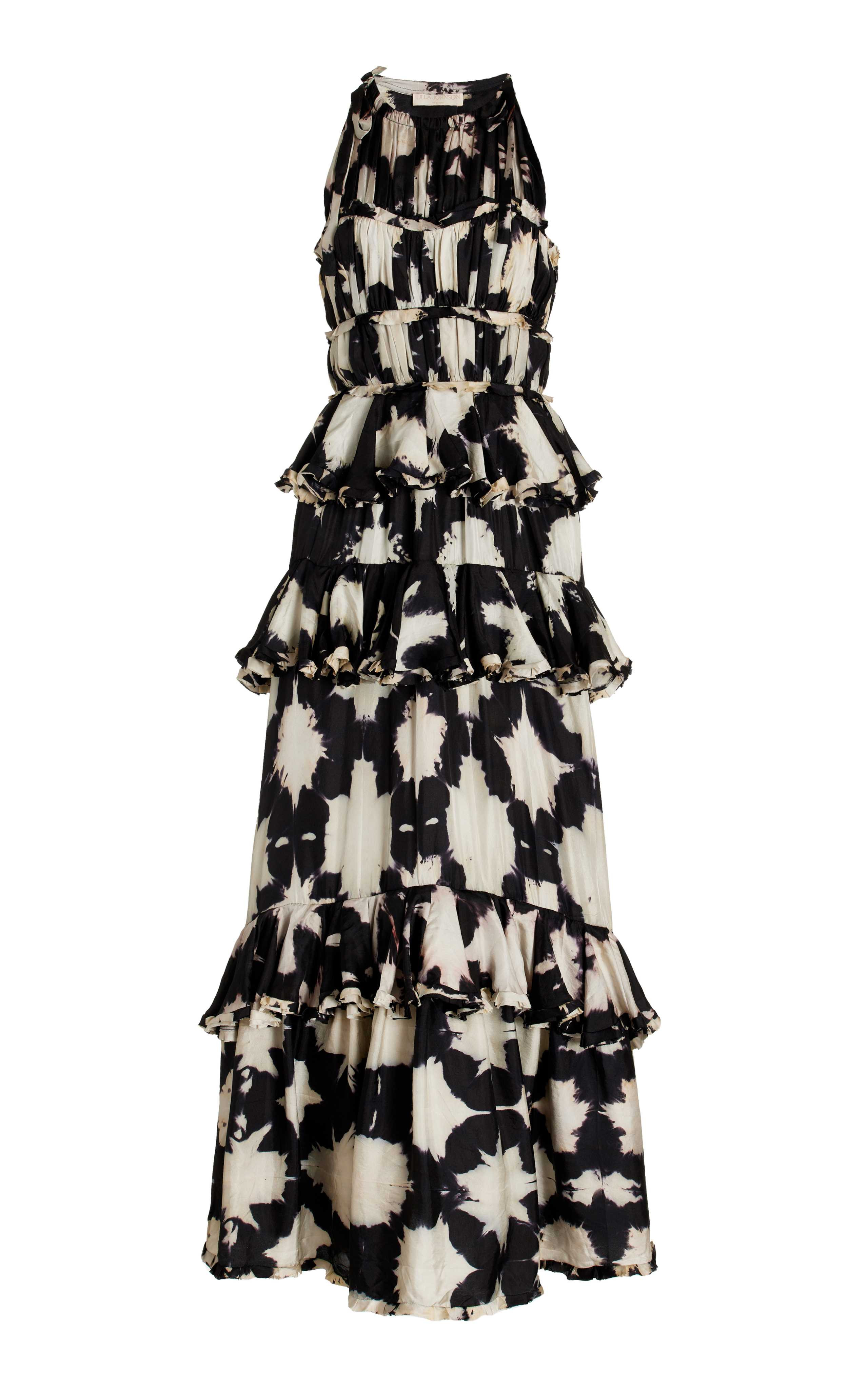 Serafina Tiered Silk Maxi Dress | Moda Operandi (Global)