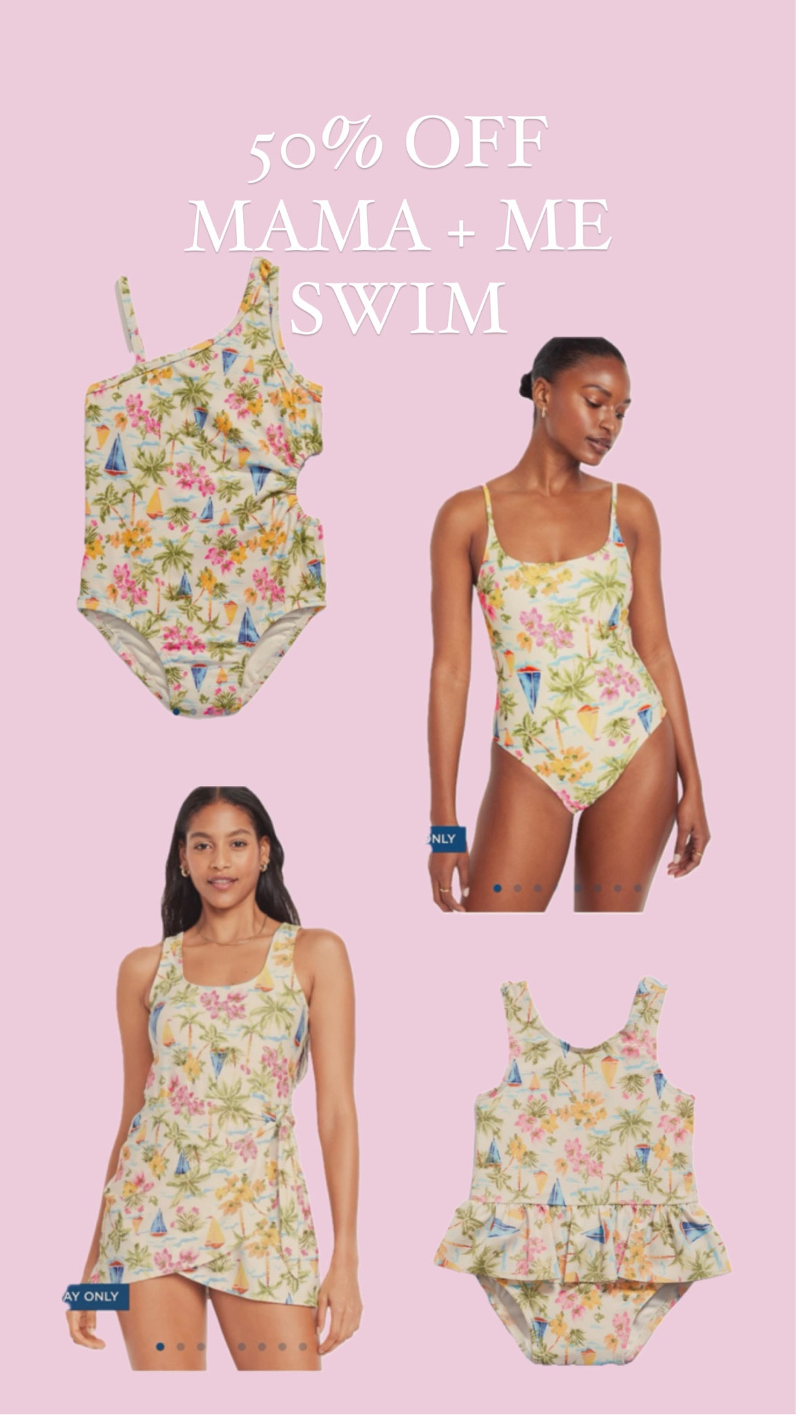 50% off family matching swimsuits at Old Navy! TODAY ONLY

#LTKswim #LTKfamily #LTKSpringSale