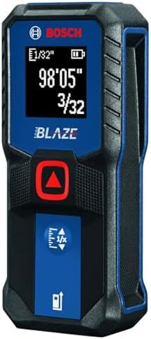 BOSCH GLM100-23 100 Ft Blaze Laser Distance Measure, Includes 2 AA Batteries | Amazon (US)