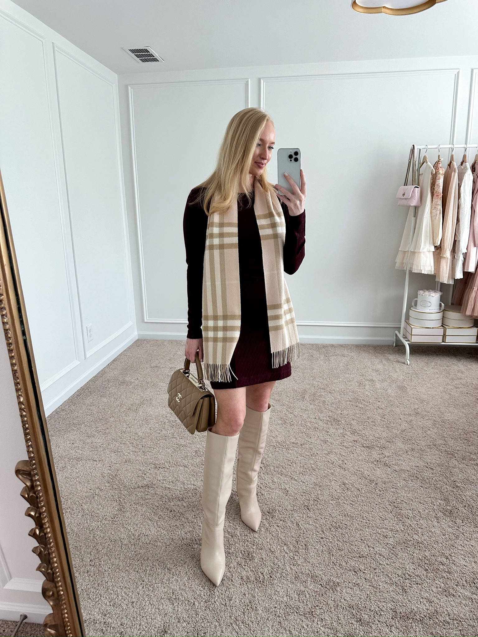 Pretty date night look from Loft! The quality and feel of this fitted dress is so good. Wearing size small. Fall outfits // elevated outfits // workwear // work outfits // date night outfits // winery outfits // Loft finds 

#LTKStyleTip #LTKWorkwear #LTKSeasonal