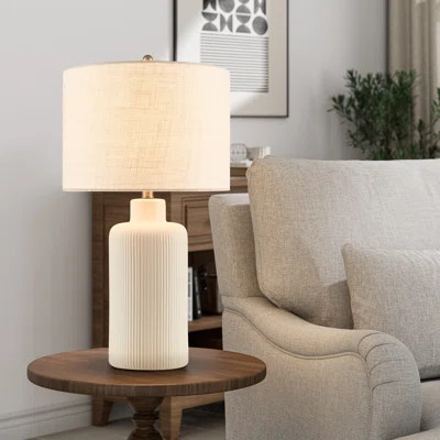 White Ceramic Table Lamp | Wayfair North America