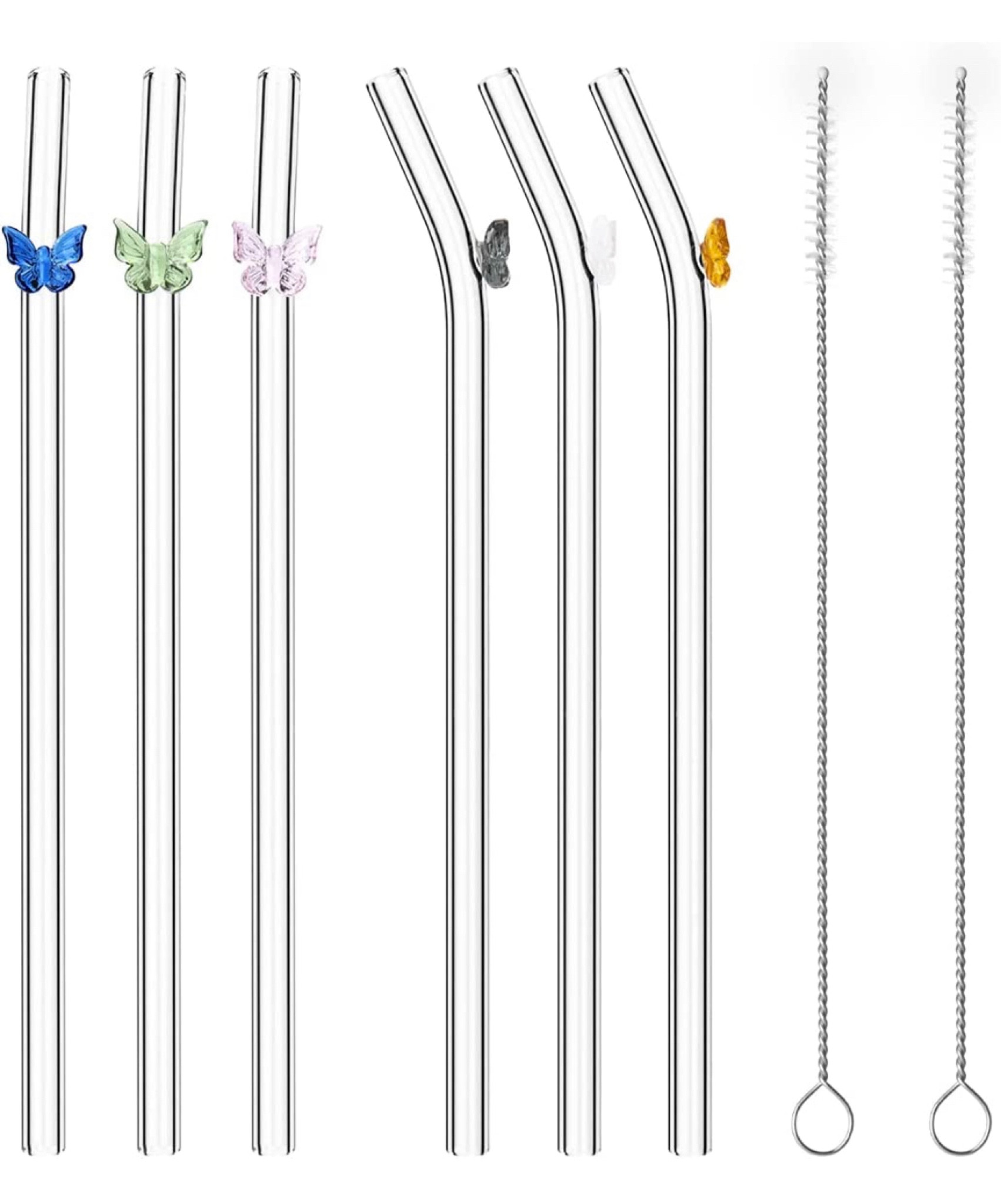 Butterfly glass straws.

#LTKunder50 #LTKFind #LTKhome