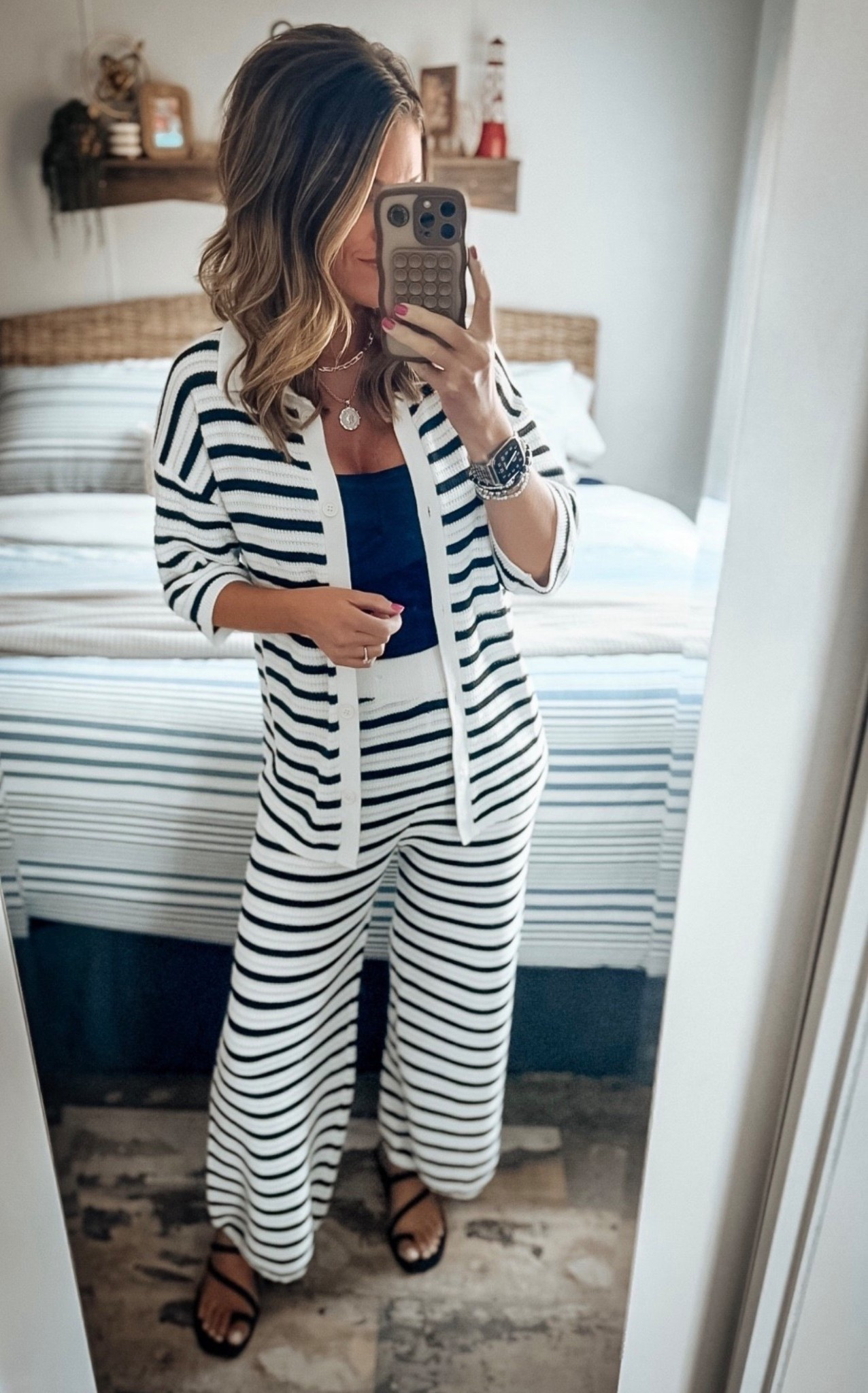 Vaction outfit idea. One piece suit and two piece cover up  
Medium in set. Large in suit  

#LTKStyleTip #LTKSwim #LTKSeasonal