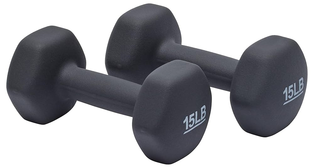 Amazon Basics Neoprene Dumbbell Hand Weights for Exercise and Muscle Toning | Amazon (US)