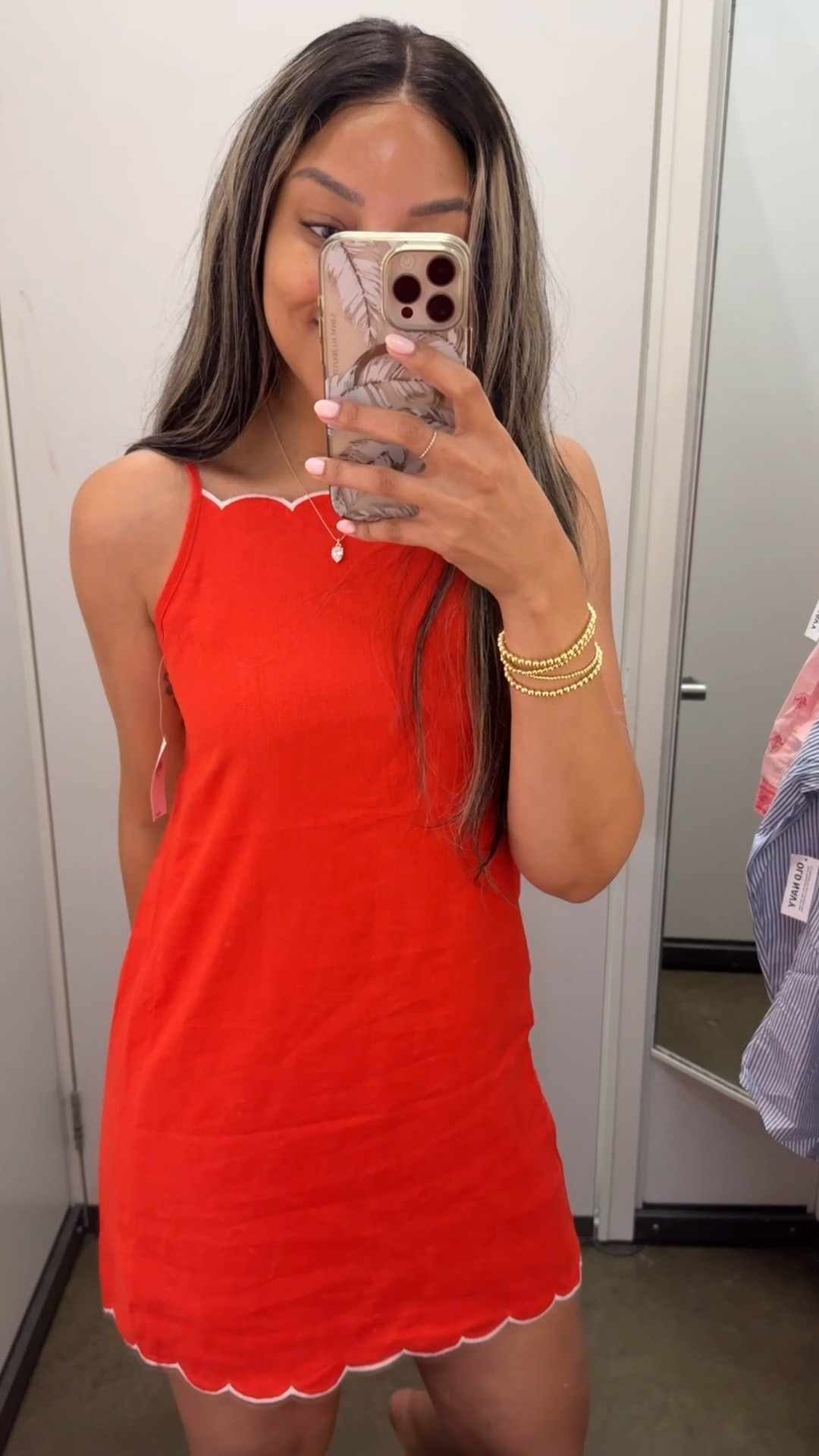 Old Navy linen blend dress cute for spring and summer 😍 everything 50% off ends tomorrow ❤️

Old navy affordable fashion scalloped apron neck mini modest flattering bright shift casual classy  

#LTKSaleAlert