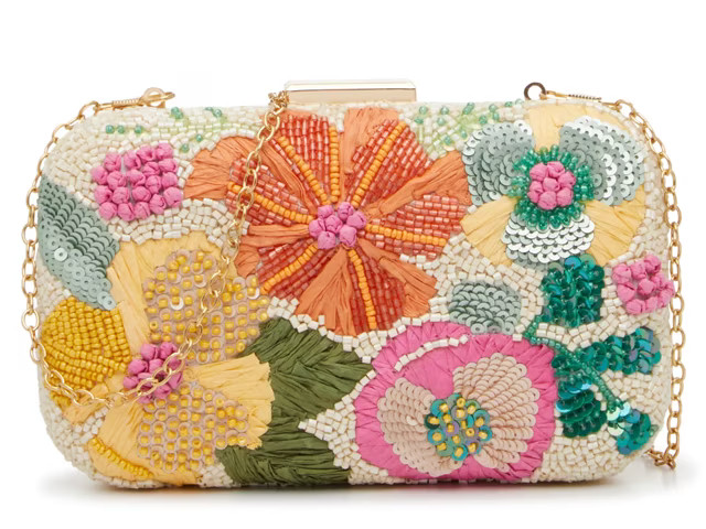 Kelly & Katie Beaded Floral Clutch - Free Shipping | DSW | DSW
