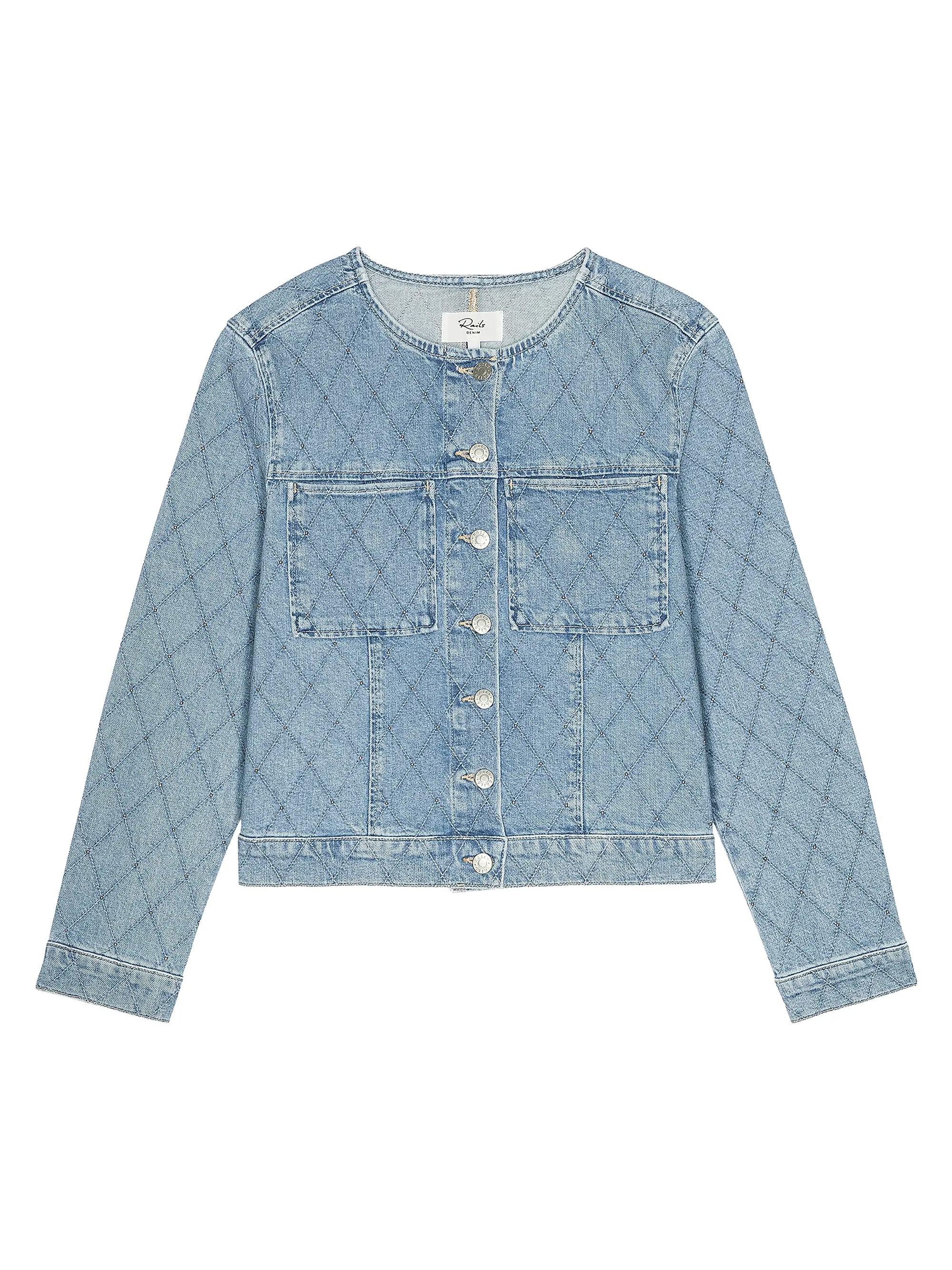 Lido Washed Denim Crop Jacket | Saks Fifth Avenue