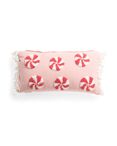 14x24 Peppermint Pillow | TJ Maxx