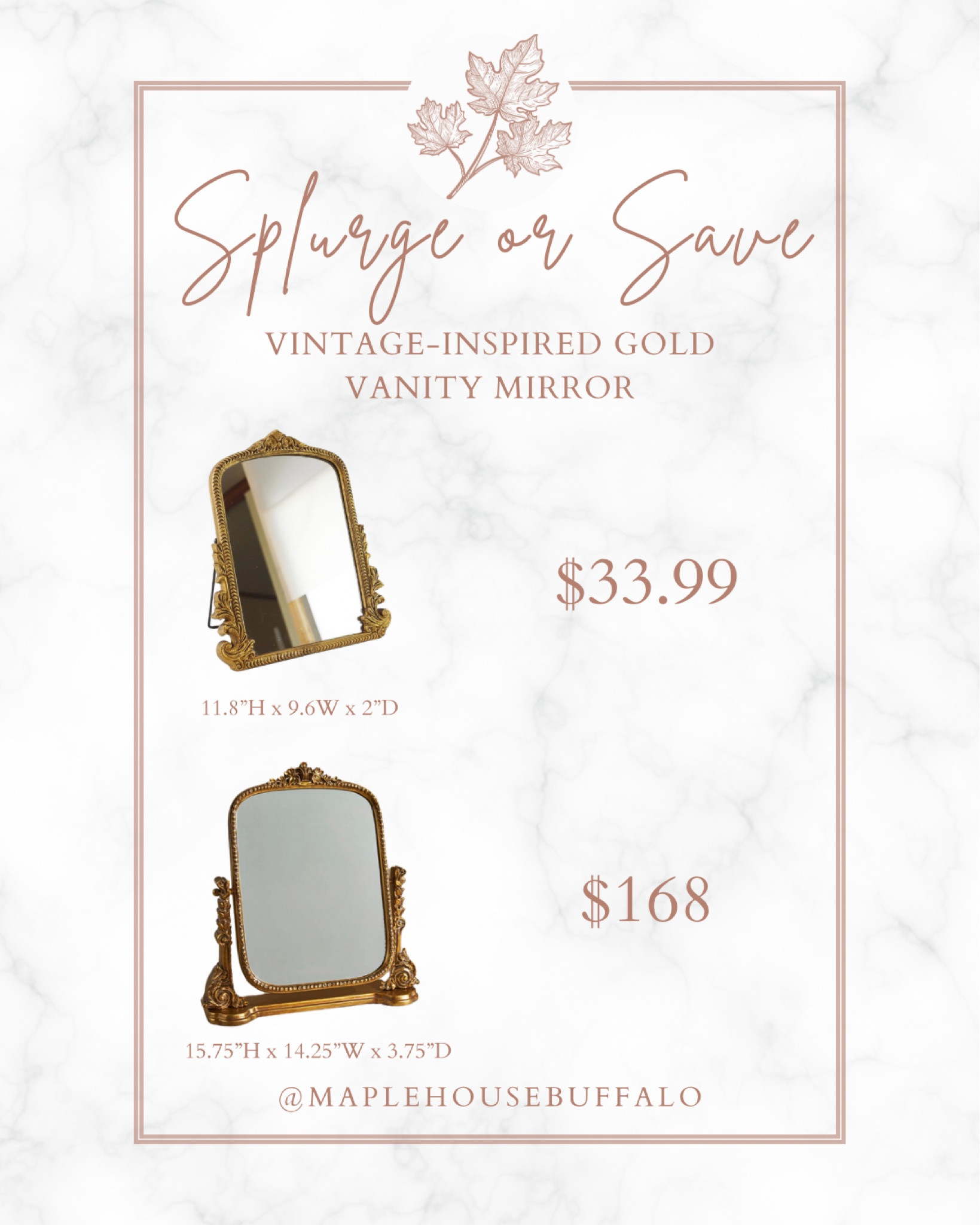 The Gleaming Primrose mirror from Anthropologie is gorgeous! If you’re on a budget, I’ve paired it here with an-Anthropologie-inspired mirror from Amazon.

#LTKFindsUnder50 #LTKHome #LTKGiftGuide
