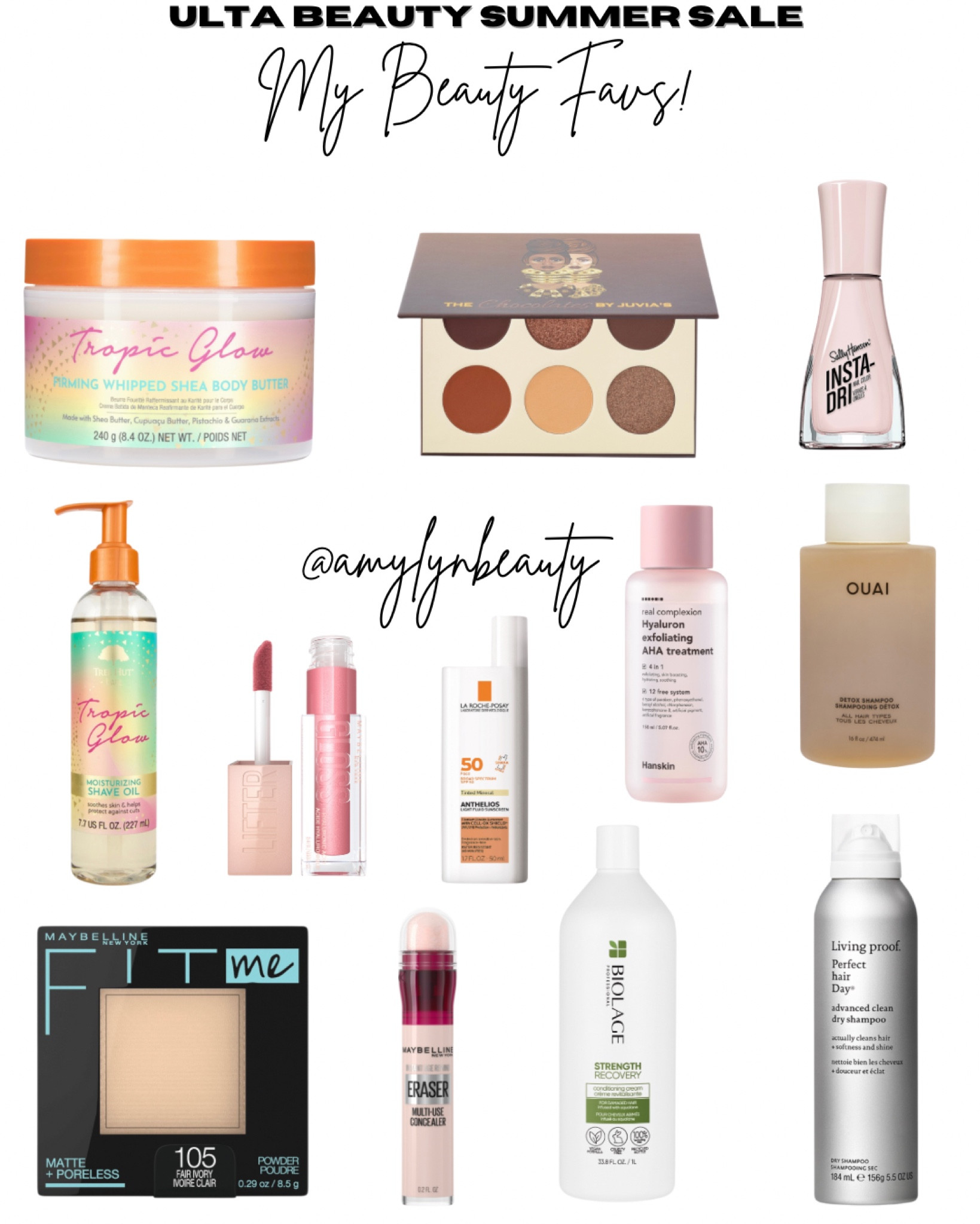 The Ulta Beauty Sale is going on now through 7/13. 🎉 Tagging some of my beauty product favorites! 🤩 

Makeup, skincare, hair care, hair products, powder, dry shampoo, detox shampoo, tree hut tropical glow, conditioner, concealer, beauty products, Ulta, sale 

#LTKBeauty #LTKStyleTip