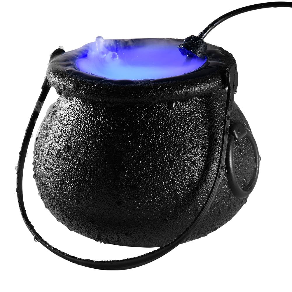 QILINXUAN Halloween Witch Cauldron Fog Maker 12 LED Lights, Halloween Party Mist Maker, Water Fou... | Walmart (US)