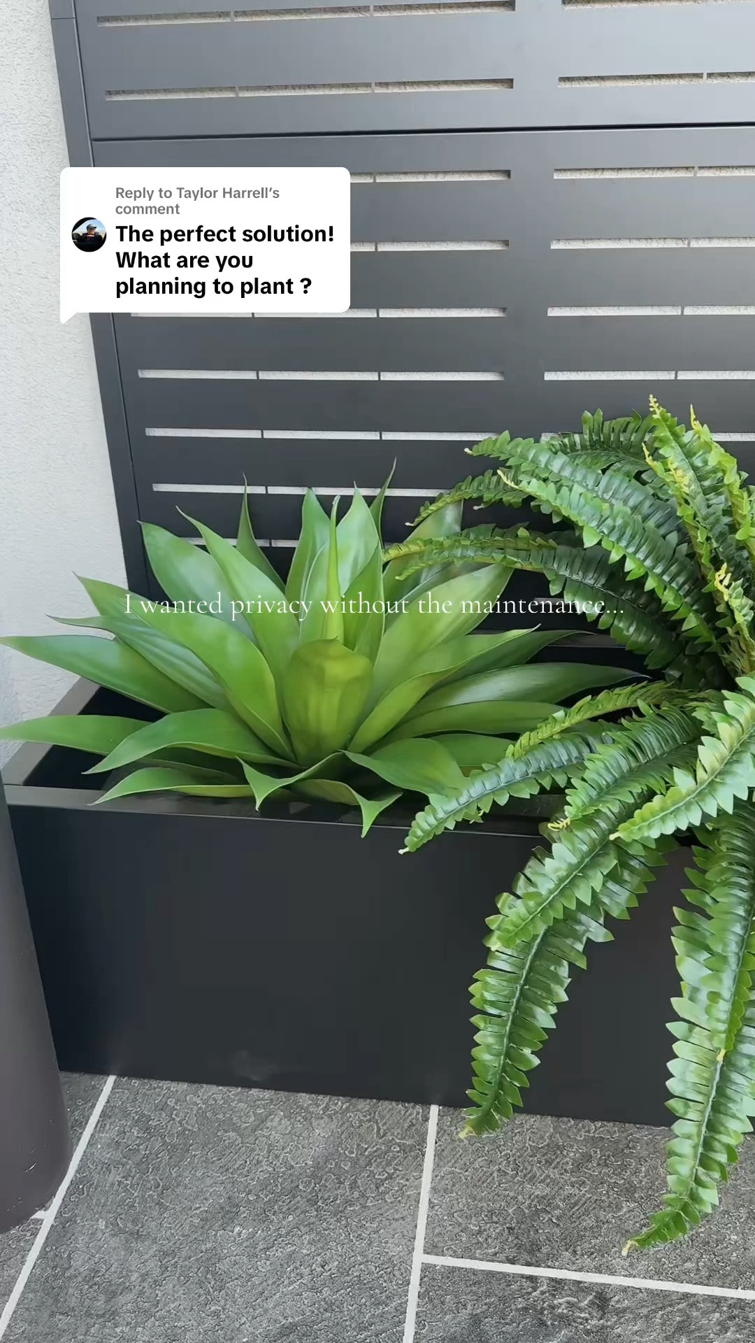 Filling my patio planter screen with faux plants was the easiest way to make this space feel finished, lush, and low maintenance. Sharing exactly what plants I used and how I installed them.

#patio #patioseason #patiodesign #privacyscreen #fauxplants #outdoorliving 

#LTKSeasonal #LTKHome