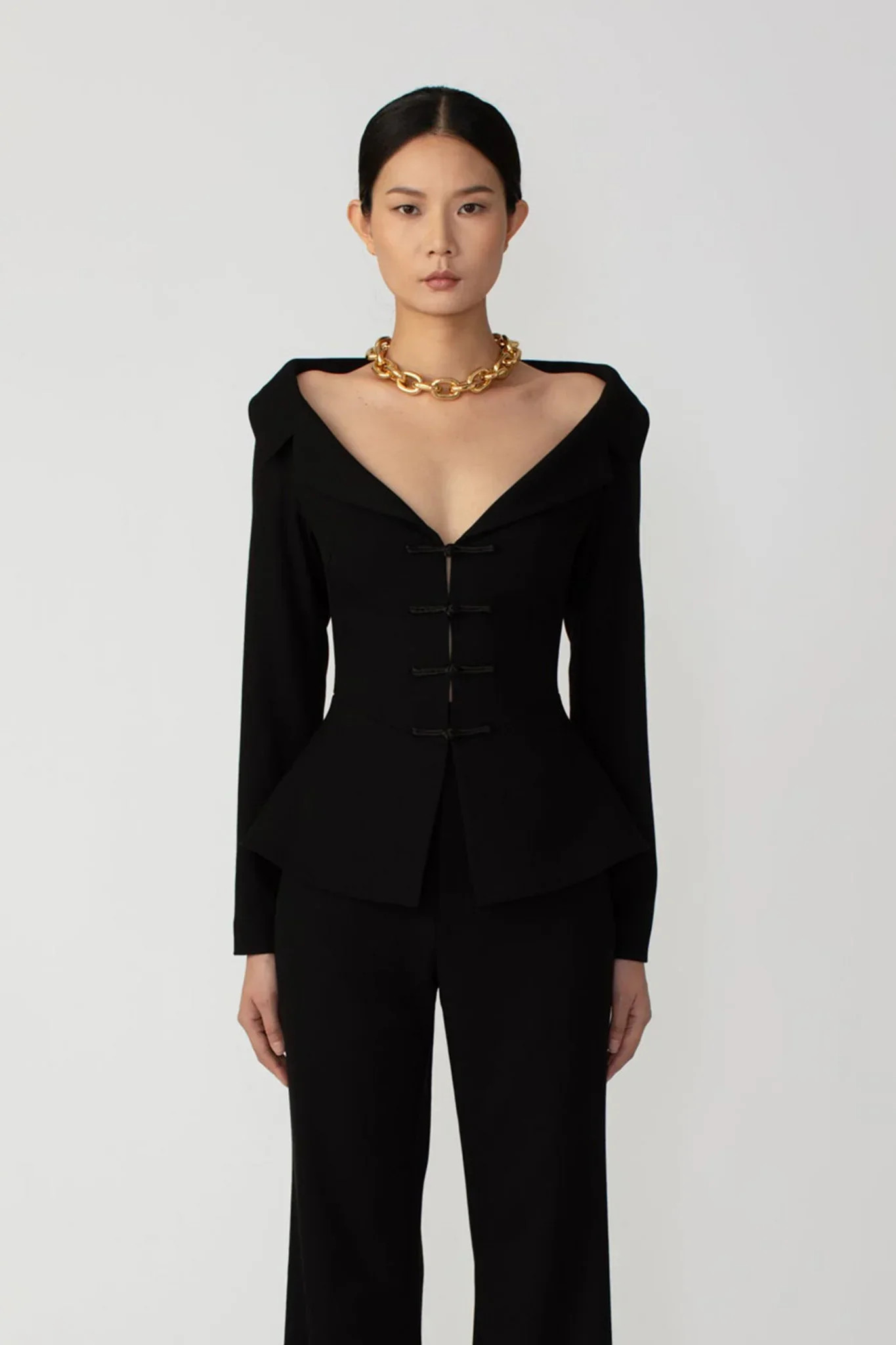 Nicola Twill Top | Sau Lee