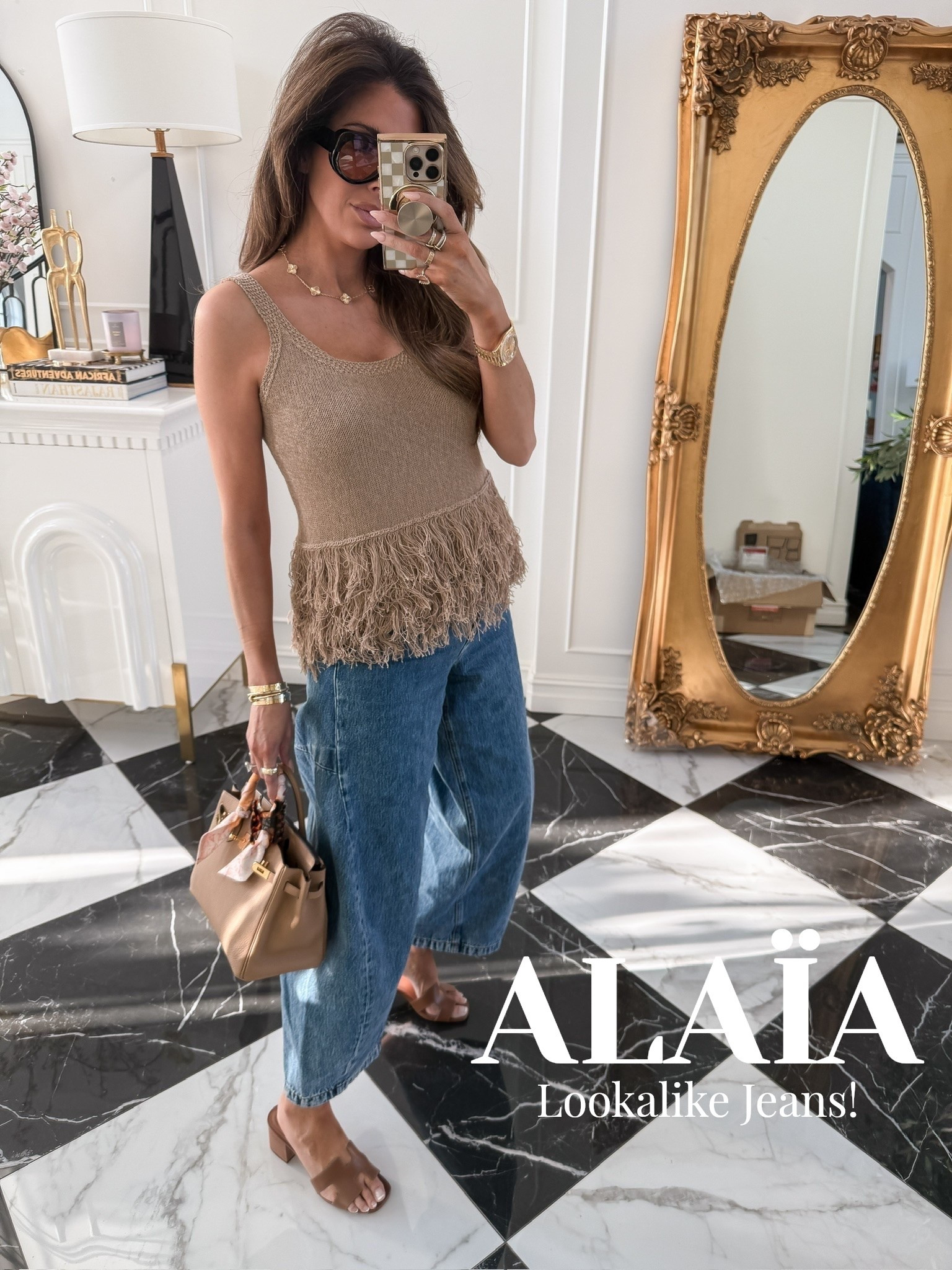 These ALAÏA lookalikes have been one of my most worn pairs of jeans! I’m wearing a US 6 and medium in the tank! 

Zara fashion, Zara finds, Nordstrom fashion, ALAÏA, Wide leg jeans, Summer outfits, Workwear, Gemme Beauty, Emily Gemma

#LTKgrwm #LTKootd #LTKWorkwear