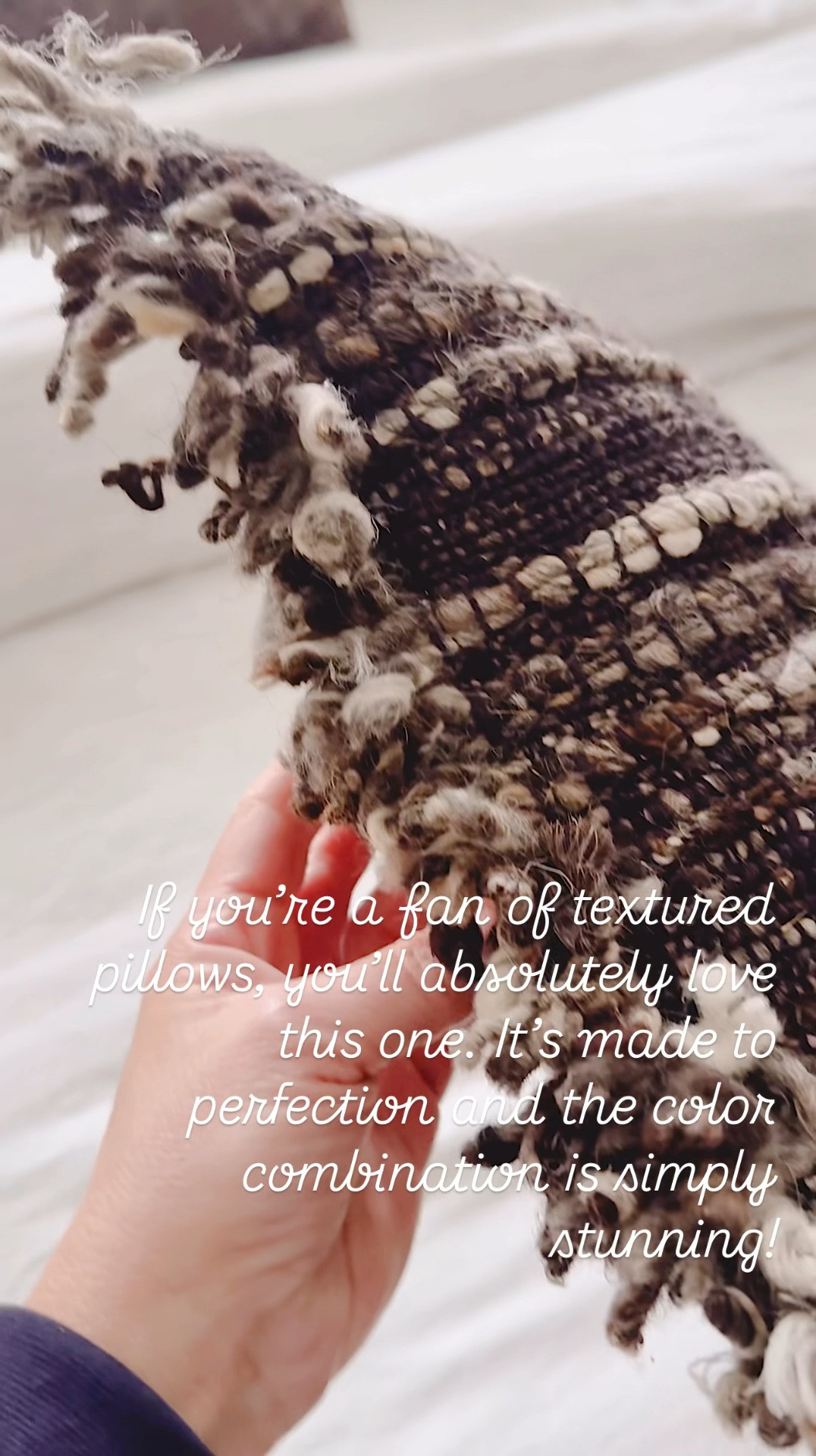 If you’re a fan of textured pillows, you’ll absolutely love this one. It’s made to perfection and the color combination is simply stunning! 

#LTKFindsUnder100 #LTKHome #LTKWatchNow