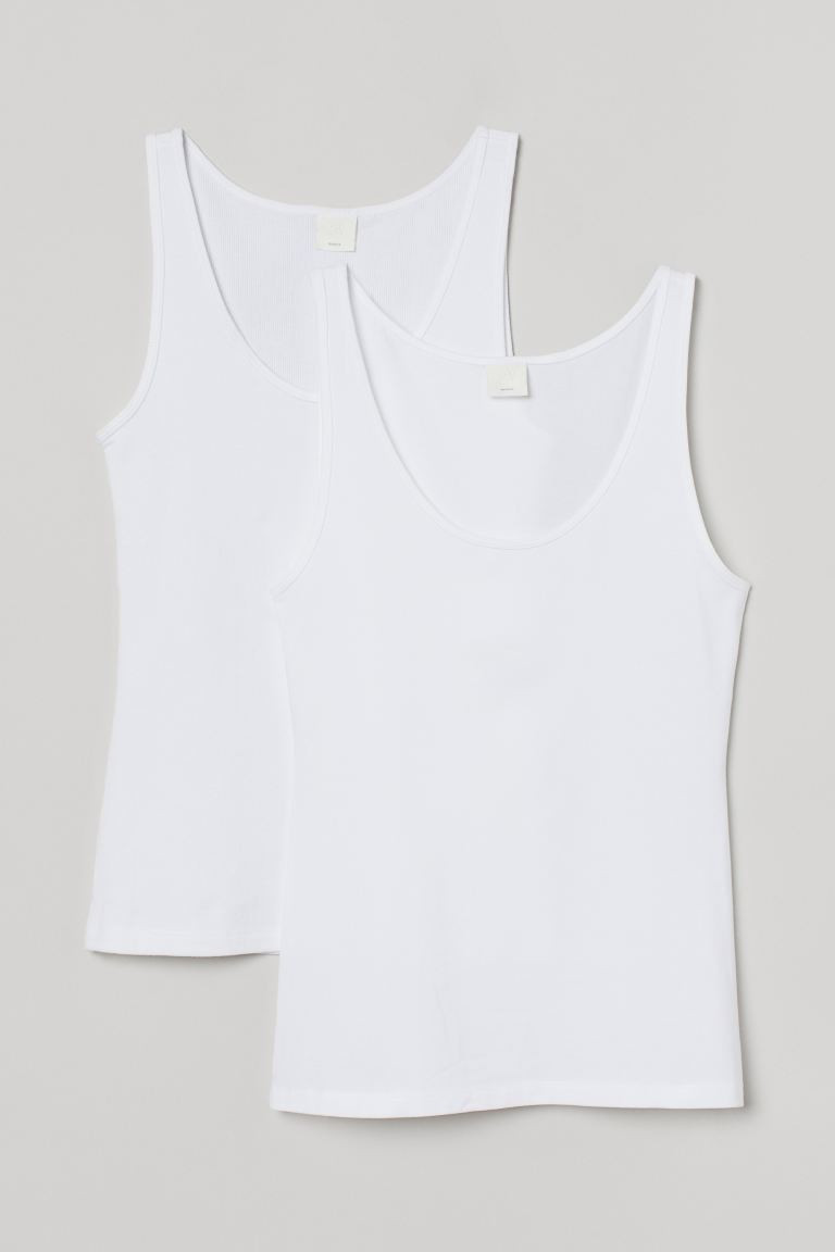 2-pack Tank Tops | H&M (US + CA)