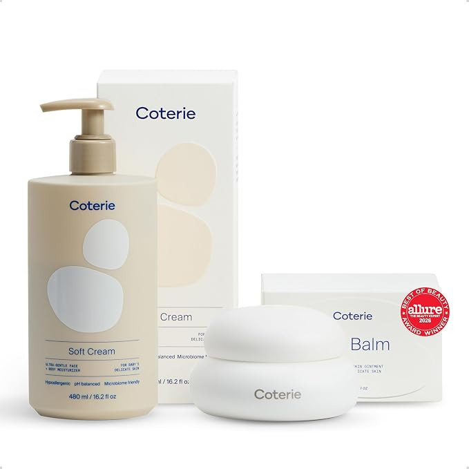 Coterie Baby Dry Skin Skincare Essentials Set | Lotion + Dry Skin Balm | Amazon (US)