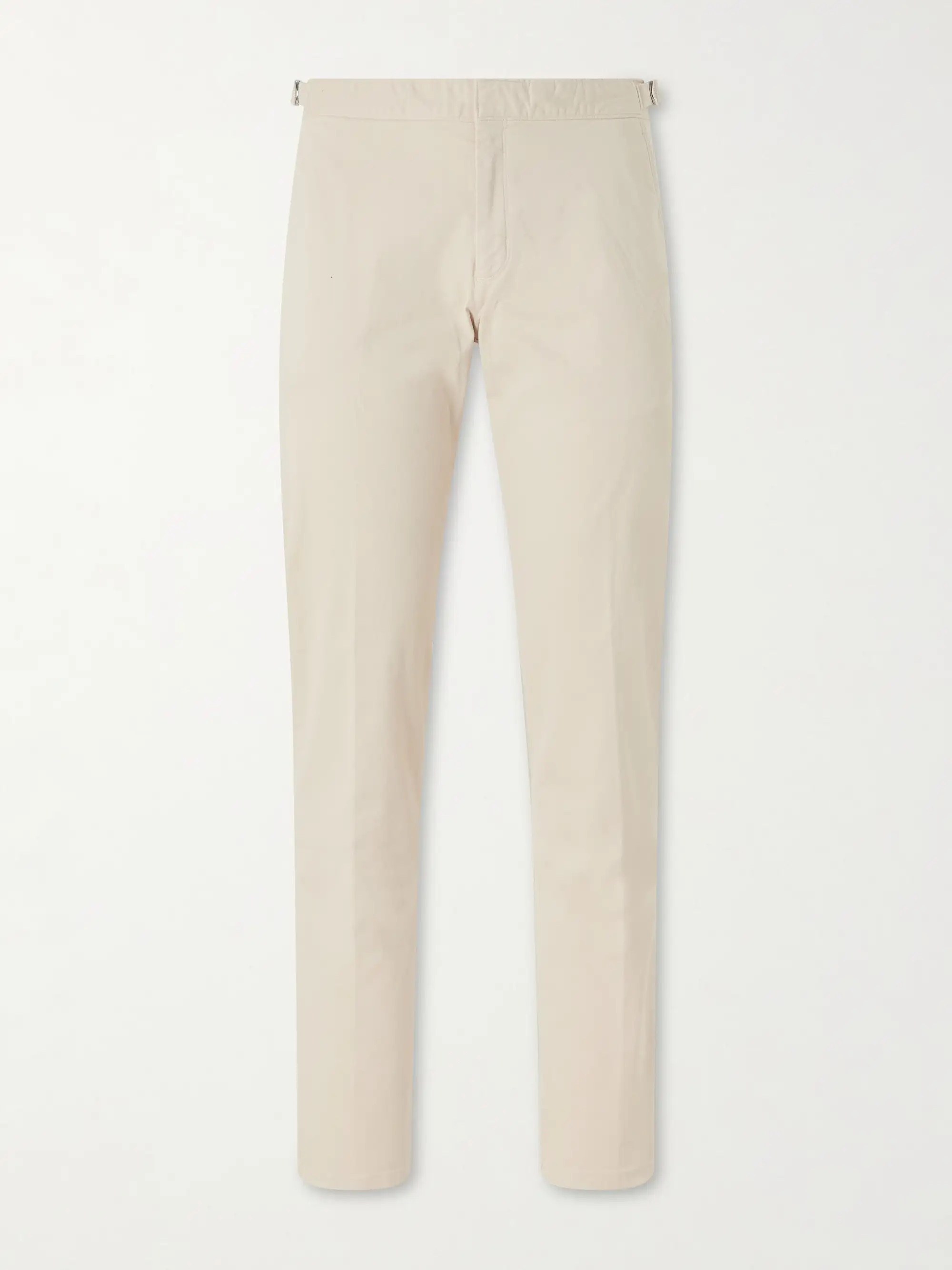 Fallon Slim-Fit Straight-Leg Organic Cotton-Blend Twill Trousers | Mr Porter (US & CA)