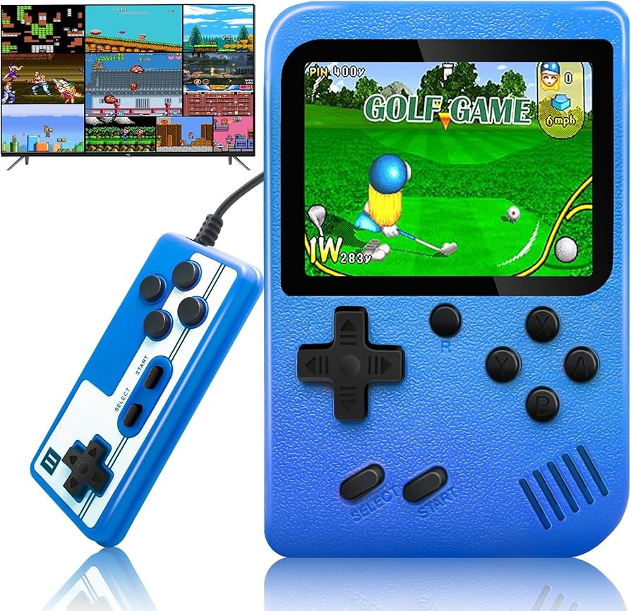 Retro Handheld Game Console, Mini Retro Game Console with 500 Preloaded Classic Games, Portable H... | Amazon (US)