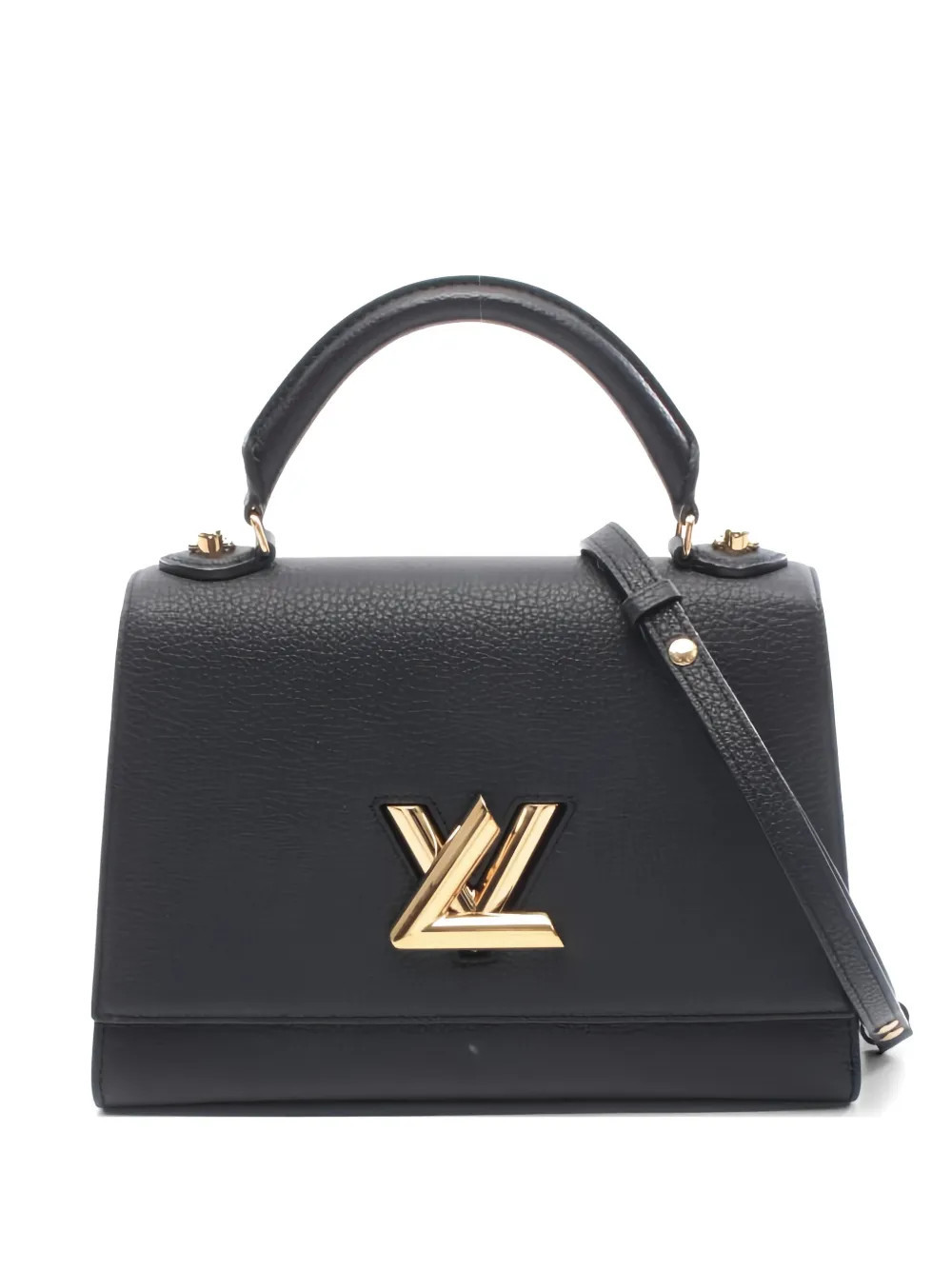 Louis Vuitton Pre-Owned 2020 MM Twist One handbag - Black | Farfetch Global