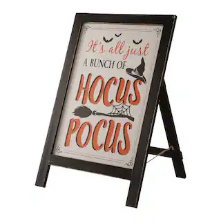 Glitzhome® Halloween Wooden Standing Easel Sign Décor | Michaels | Michaels Stores
