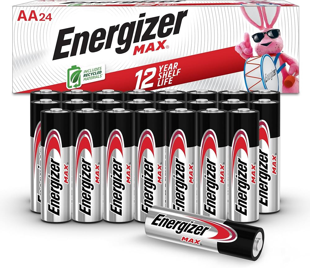 Energizer AA Batteries, MAX Double A Battery Alkaline, 24 Count | Amazon (US)