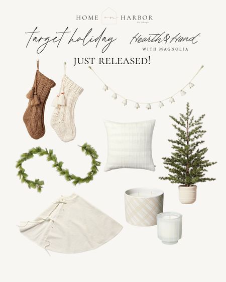 Just released 🎄🚨 The NEW 2023 Target Hearth & Hand Holiday Colledtion is here! Shop my neutral Christmas decor picks here 🤍

#LTKSeasonal #LTKHoliday #LTKhome