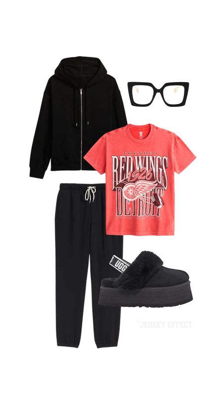 Red Wings Final Game fit ideas! 

Hockey outfit, NHL, Sports outfit, lounge 

#LTKSeasonal #LTKunder100