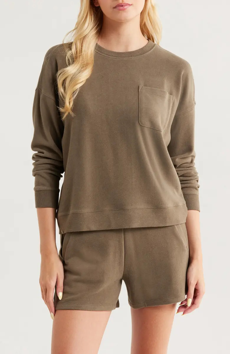 Malibu Brushed Fleece Pajamas | Nordstrom