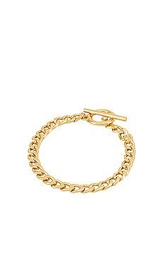EIGHT by GJENMI JEWELRY Heavy Metal Bracelet in Gold Toned from Revolve.com | Revolve Clothing (Global)