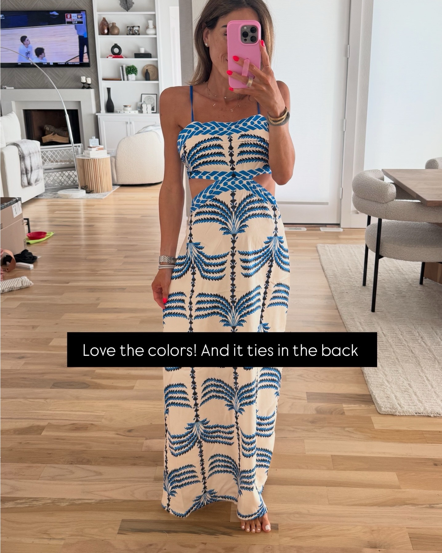 Super cute  Amazon vacation dress wearing smallest size 

#LTKPetite