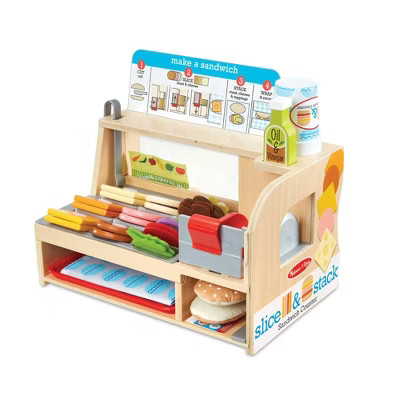 Melissa & Doug Slice & Stack Sandwich Counter | Target