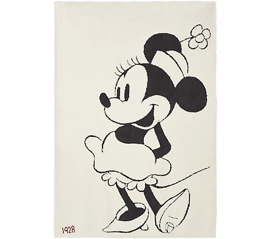 Barefoot Dreams CozyChic Classic Minnie Mouse Blanket | QVC