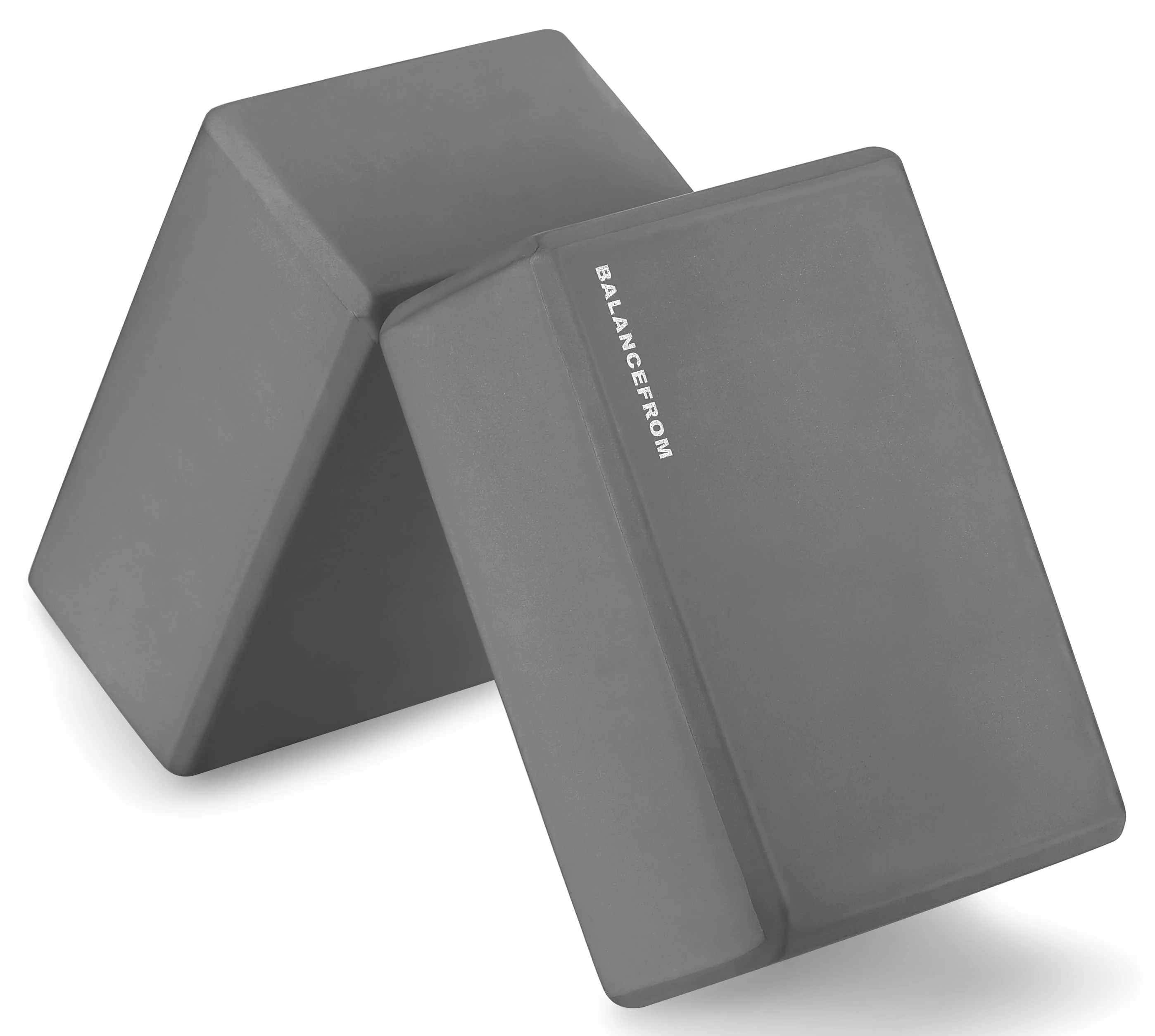 BalanceFrom Set of 2 High Density Yoga Blocks, 9"x6"x4" Each | Walmart (US)