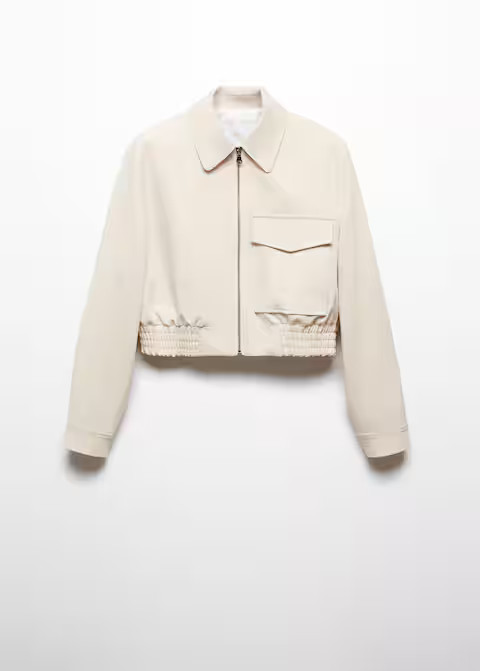 Cargo pocket bomber -  Women | Mango USA | MANGO (US)