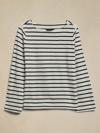 Classic Boatneck Top | Banana Republic Factory