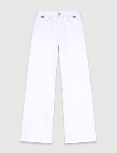 Wide-leg jeans | Maje US