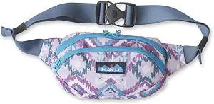 KAVU Spectator Belt Bag Polyester Hip Fanny Pack, Purple Ikat | Amazon (US)