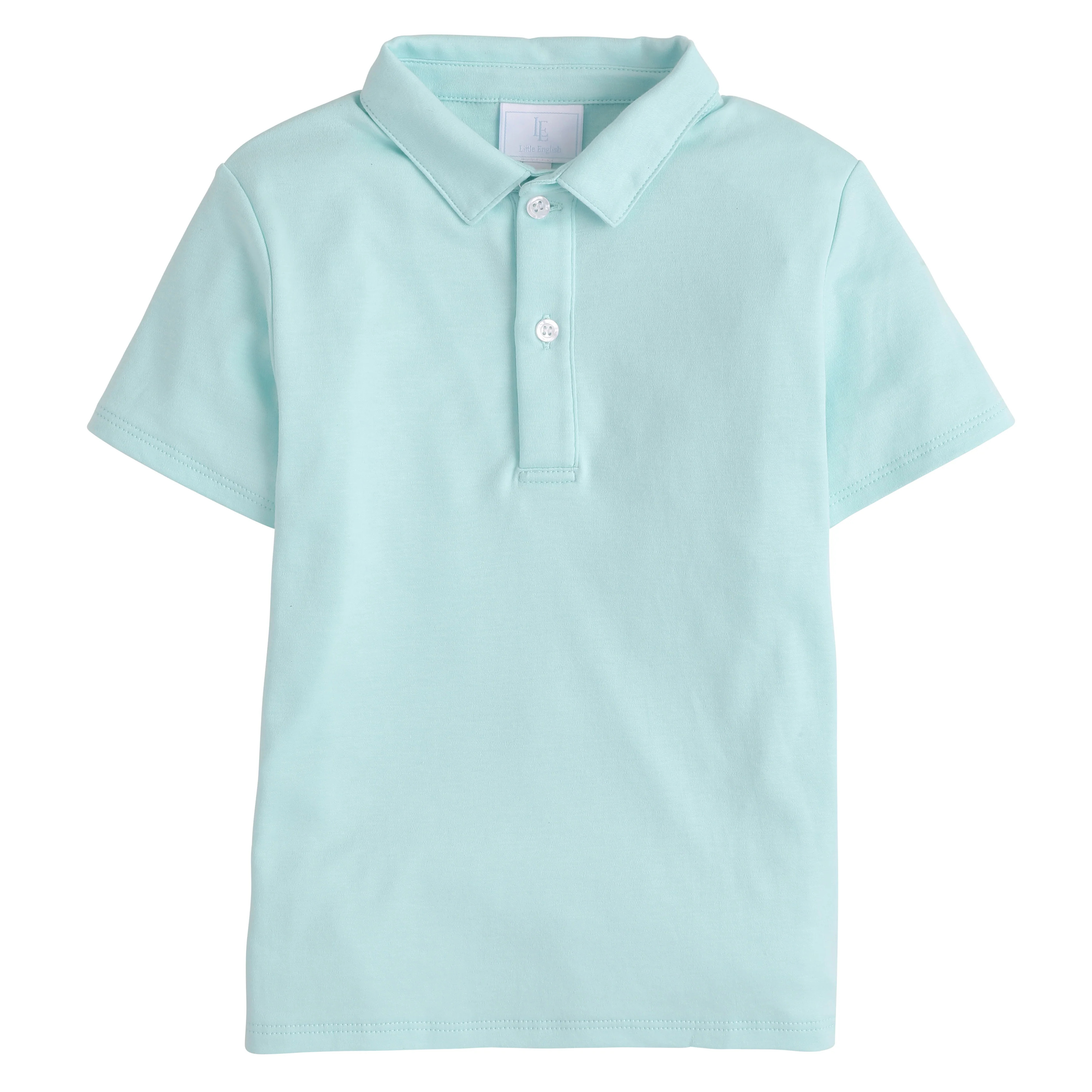 Little Boy's Aqua Polo - Classic Kids Clothes | Little English
