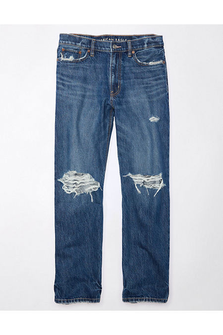 AE Low-Rise Ex-Boyfriend Jean Women's Dark Indigo 18 Regular | American Eagle Outfitters (US & CA)