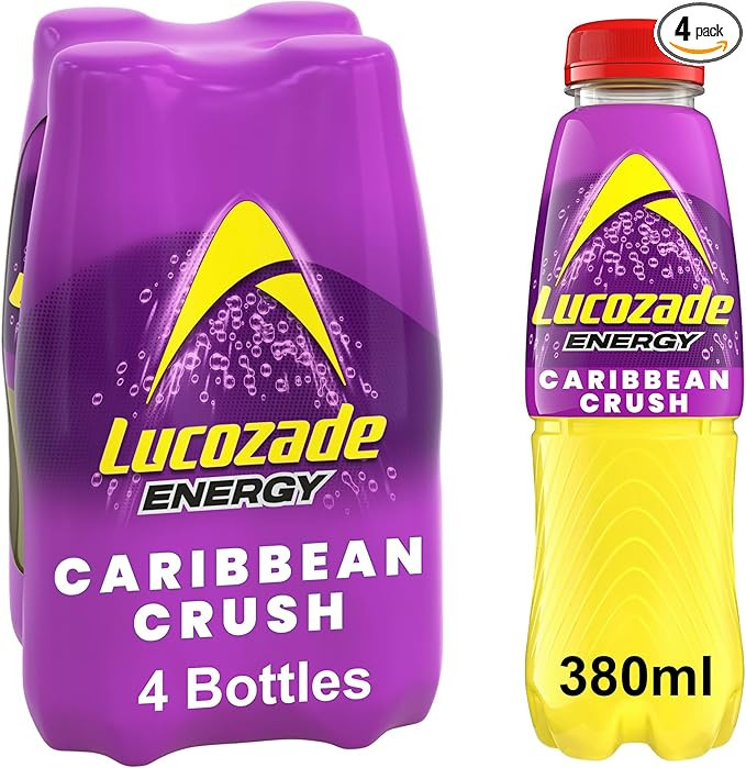 Lucozade Energy Caribbean Crush 380ml (Pack of 4) | Amazon (UK)