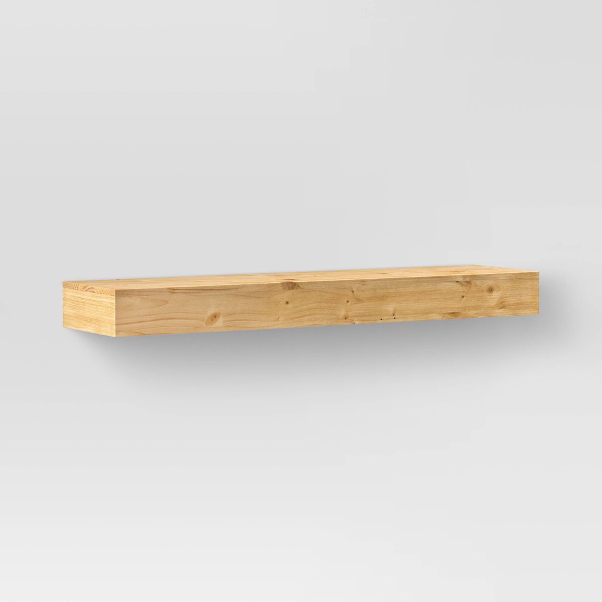 24" Floating Light Wood Shelf Natural - Threshold™ | Target