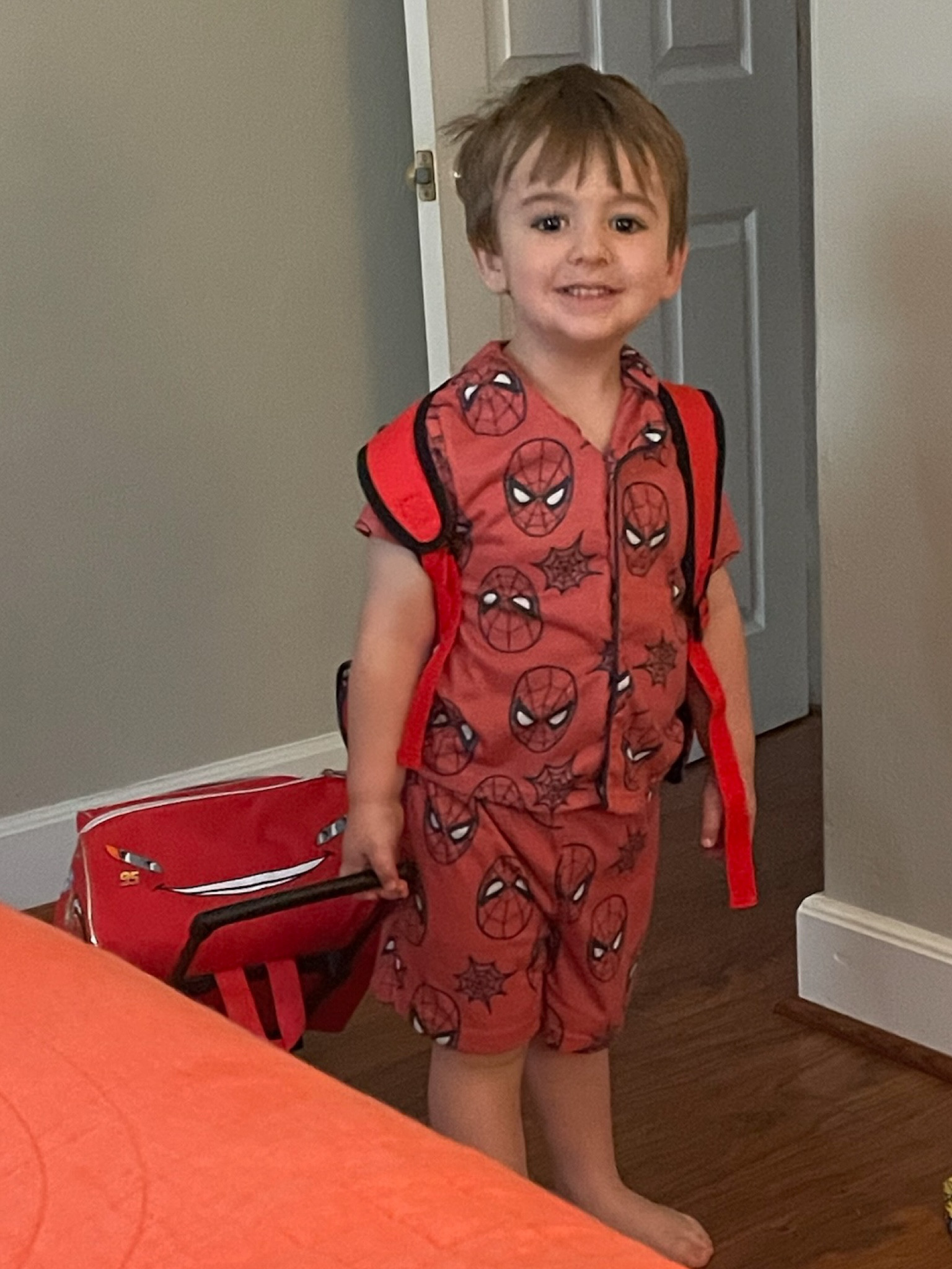 Lightning McQueen backpack 
Lightning McQueen suitcase

#LTKKids #LTKSummerSales
