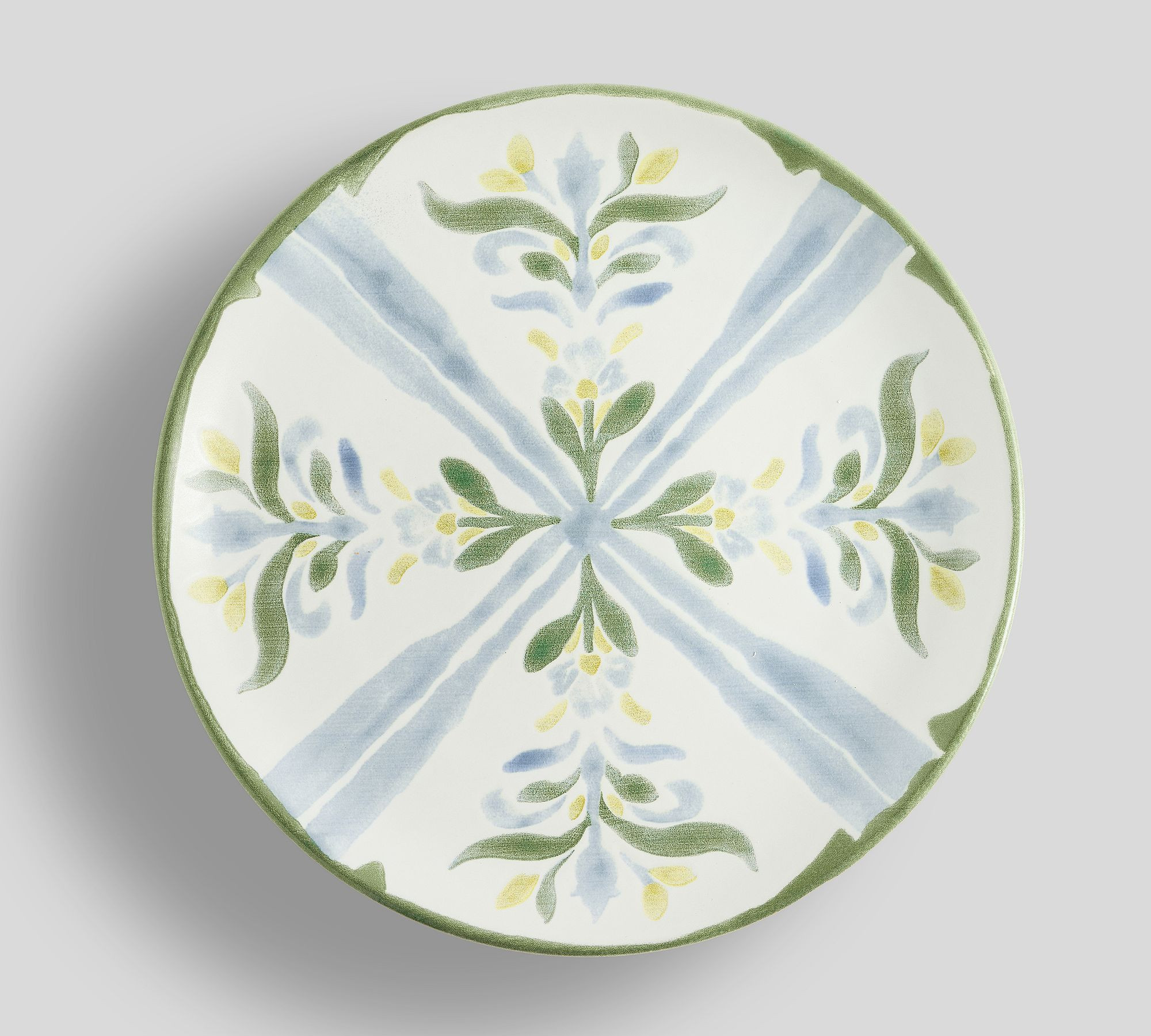 Chambray Tile Multi Stoneware Salad Plates - Set of 4 | Pottery Barn (US)